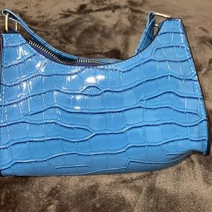 Blue Shoulder handbag
